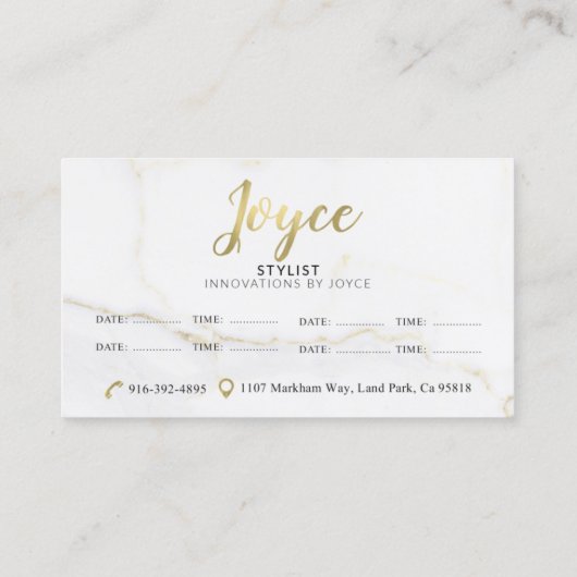 Aangepast kaartontwerp | Niet bewerkbare Zazzle-Sj Visitekaartje (Achterkant)