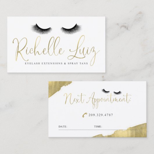 Aangepast kaartontwerp voor Richelle Ruiz Visitekaartje (Voorkant / Achterkant)