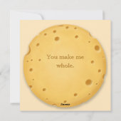 Aangepast Kaasbericht Charmant Romantisch Feestdagenkaart (Achterkant)