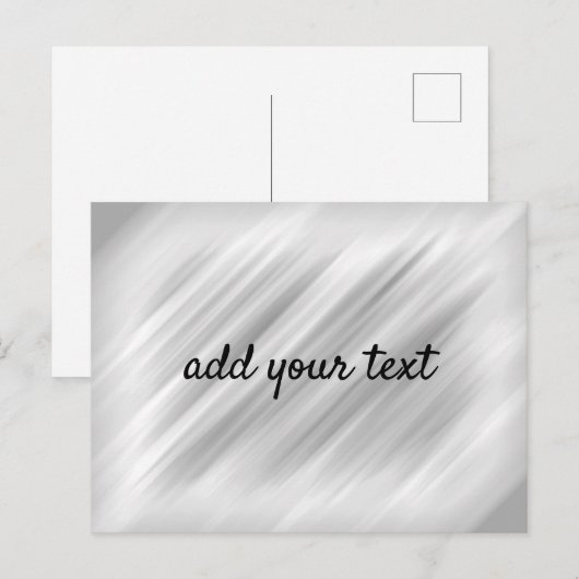 Aangepast kabelpatroon briefkaart (Voorkant / Achterkant)