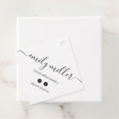 Aangepast kalligrafiescript hangt Label op (In situ)