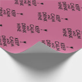 Aangepast kalm houden en Drinken Cadeaupapier (Hoek)