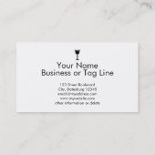 Aangepast kalm houden en Drinken Visitekaartje (Achterkant)