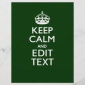 Aangepast kalm houden en Jouw tekst hebben op groe (Voorkant)