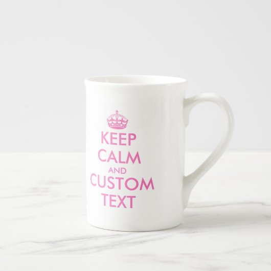 Aangepast kalm houden roze botchina speciale mok (Rechts)