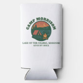 Aangepast Kamp Meer Bachelorette Seltzer Blikjeskoeler (Achterkant)