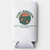 Aangepast Kamp Meer Meisjesuitje Seltzer Blikjeskoeler (Voorkant)