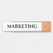 Aangepast Kantoor deuropteken Deurbordje (Voorkant)