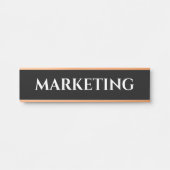 Aangepast Kantoor deuropteken Deurbordje (Voorkant)