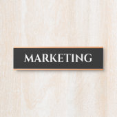 Aangepast Kantoor deuropteken Deurbordje (Voorkant)