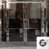 Aangepast Kantoor onroerend goed Raamsticker (Kantoordeur)