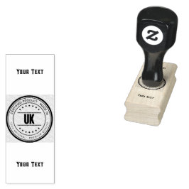 Aangepast kantoor school hogeschool verticaal schr rubberstempel