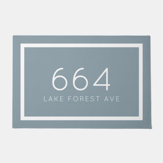 Aangepast kantoornummer deurmat (Voorkant)