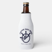 Aangepast kapiteinsschip Nautilus-cadeau Flesjeskoeler (Fles Voorkant)