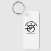 Aangepast kapiteinsschip Nautilus-cadeau Sleutelhanger (Voorkant)