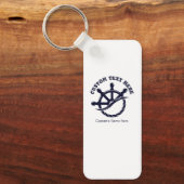 Aangepast kapiteinsschip Nautilus-cadeau Sleutelhanger (Voorkant)