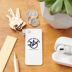 Aangepast kapiteinsschip Nautilus-cadeau Sleutelhanger
