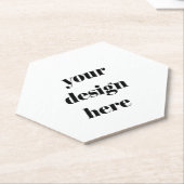 Aangepast Kartonnen Onderzetters (Schuin)