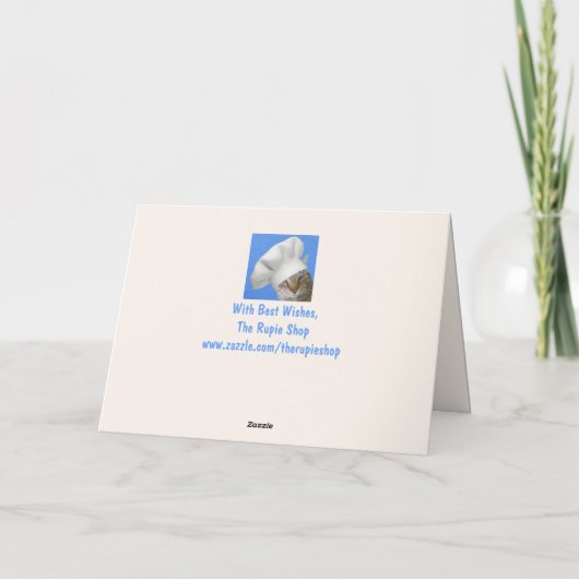 Aangepast Kat "van de kat"-dag Kaart (Achterkant)