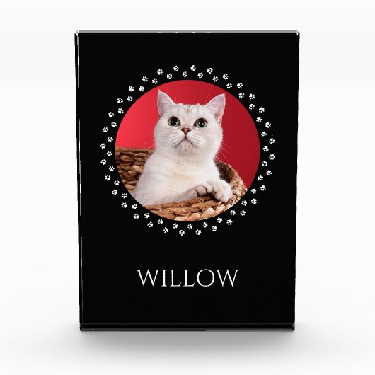 Aangepast katfotoblok - Gepersonaliseerd postgeheu Fotoblokken (Voorkant)