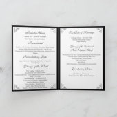 Aangepast katholiek kerkelijk trouwprogramma programma (Binnen)