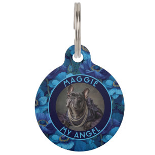 Aangepast kattenliefhebber cadeau anemoon huisdierpenning