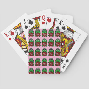 Aangepast Kawaii Kikker Hart Cadeau voor Jou Pokerkaarten