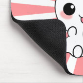 Aangepast Kawaii White Kitten afspelen Muismat (Hoek)