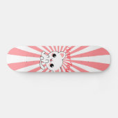 Aangepast Kawaii White Kitten afspelen Persoonlijk Skateboard (Horizontaal)