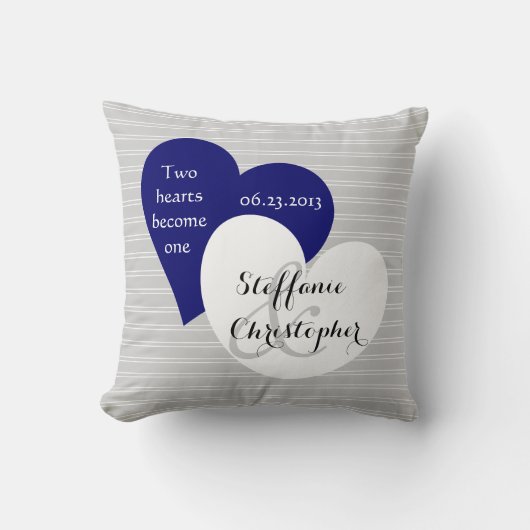 Aangepast keepasweddenschap, grijs pareltje, hart kussen (Voorkant)