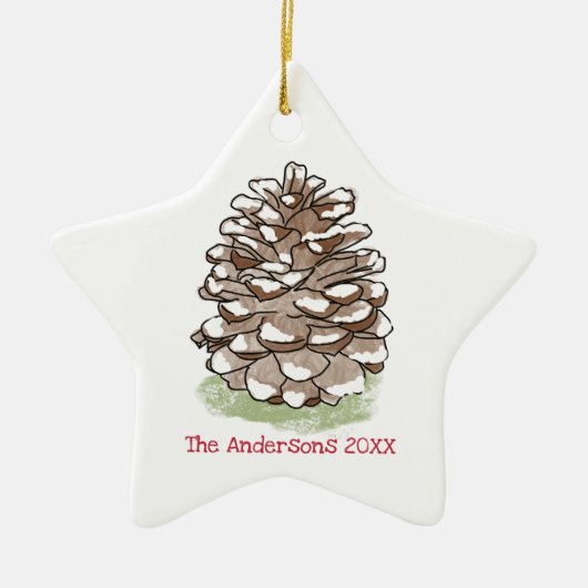 Aangepast Keramisch Ornament (Voorkant)