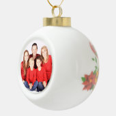 Aangepast keramisch Ornament, voeg uw foto toe Keramische Bal Ornament (Rechts)