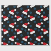 Aangepast kerst Pet | Gepersonaliseerde kerstman Cadeaupapier (Vlak)