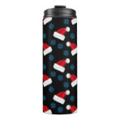 Aangepast kerst Pet | Gepersonaliseerde kerstman Thermosbeker (Voorkant)