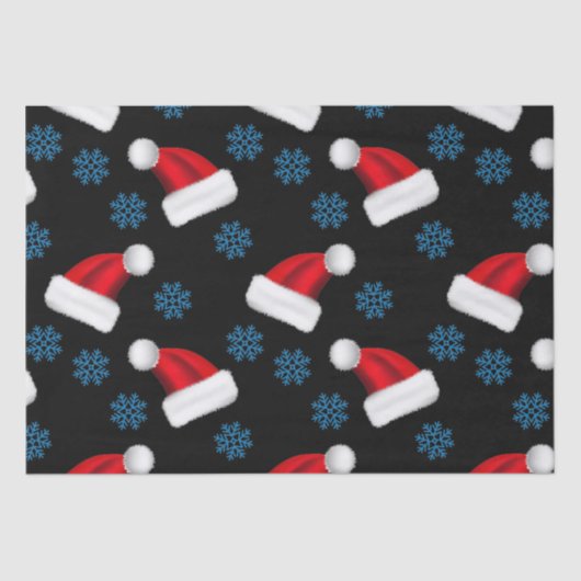 Aangepast kerst Pet | Gepersonaliseerde kerstman Tissuepapier (Voorkant)