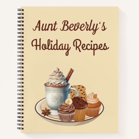 Aangepast Kerst Recept Notitieboek (Voorkant)