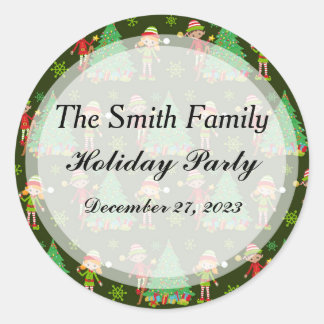 Aangepast Kerst sticker