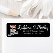 Aangepast kerstadres voor Llama-persoonlijke retou Etiket (Insitu)