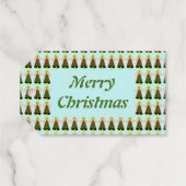 Aangepast kerstAngel Bell Cadeaulabels (Achterkant (horizontaal))