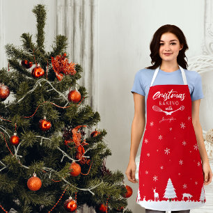 Aangepast kerstbaken met (jouw naam) schort