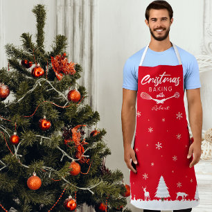 Aangepast kerstbaken met (jouw naam)Schort Schort