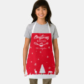 Aangepast kerstbaken met (jouw naam)Schort Schort (Insitu)