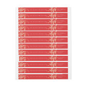 Aangepast kerstbericht met glinsterende lichten en (Vel)