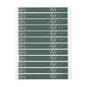 Aangepast kerstbericht met glinsterende lichtjes e (Vel)