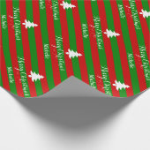 Aangepast kerstboompapier cadeaupapier (Hoek)