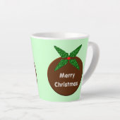 Aangepast kerstcadeau latte mok (Rechterhoek)