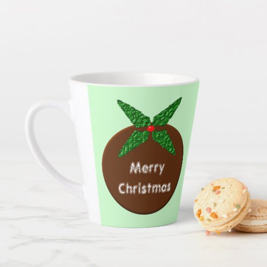 Aangepast kerstcadeau latte mok (In situ)
