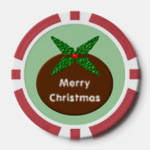 Aangepast kerstcadeau poker chips (Voorkant)
