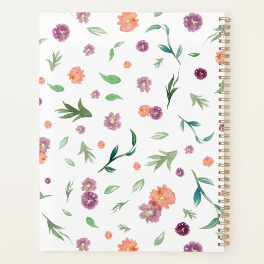 Aangepast kerstcadeau voor moeder en leraar | Plan Planner (Achterkant)