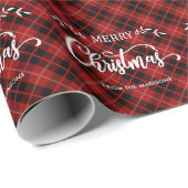 Aangepast kerstcadeaupapier cadeaupapier (Rol Hoek)